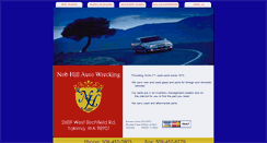 Desktop Screenshot of nobhillautowrecking.com